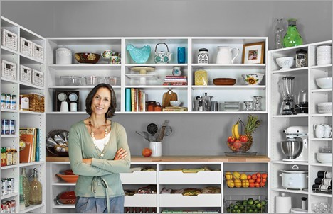 Custom pantry design for organized storage