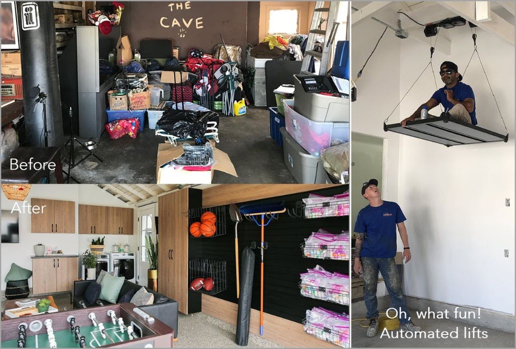 Man Cave Garage with Automated Lifts