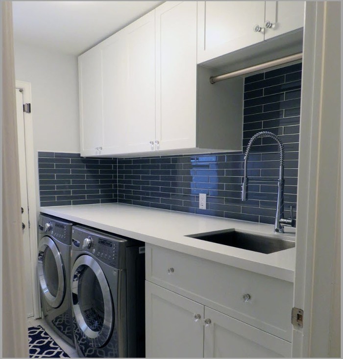 Custom laundry storage and organization solutions